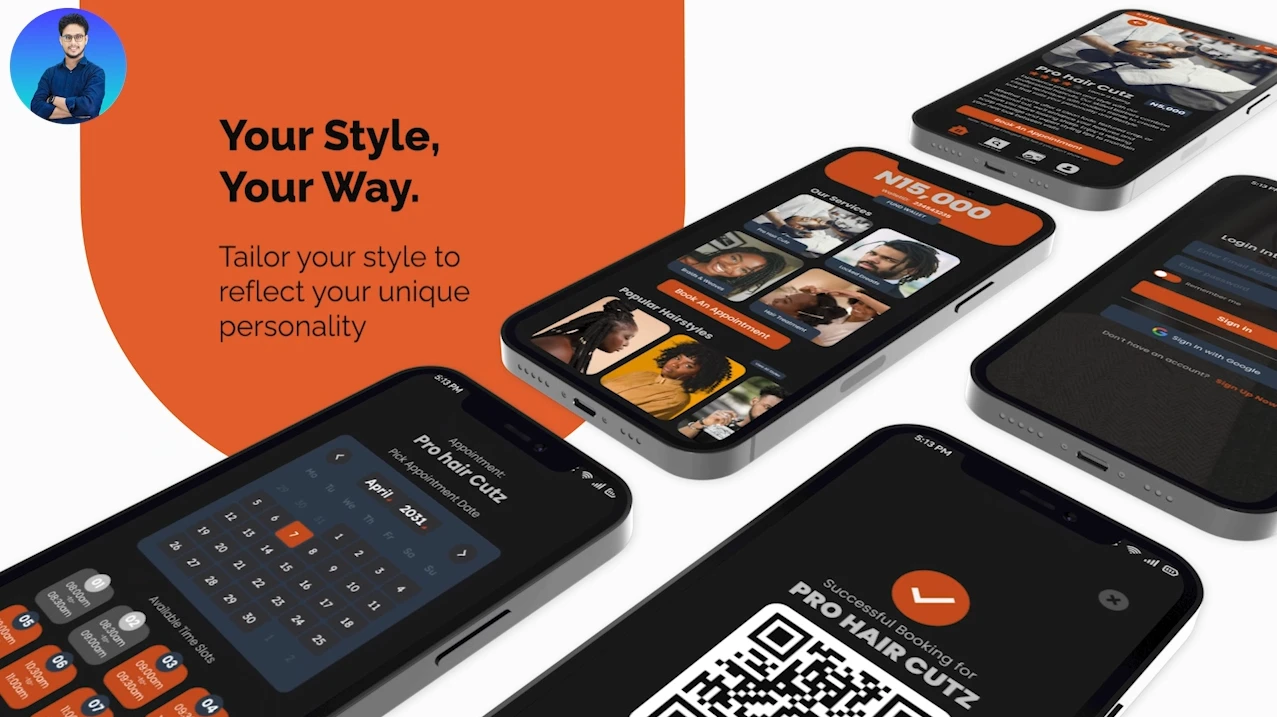 Pro Hair Cutz Mobile App